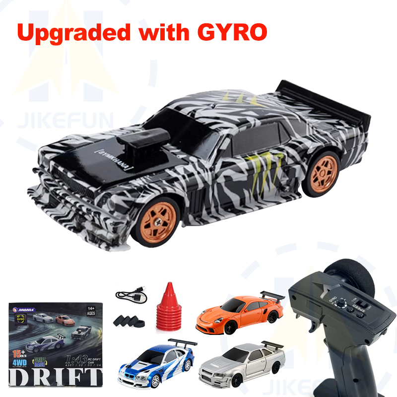 Rc Drift Car Kit - Upgraded Gyro 1/43 RC Drifting Car