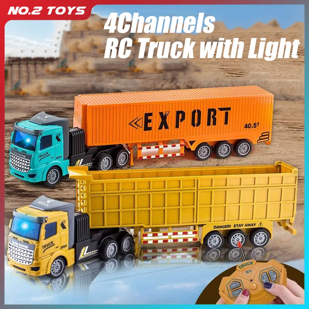 Drone Or Rc Car - 1/48 RC Container Truck Toy Kids