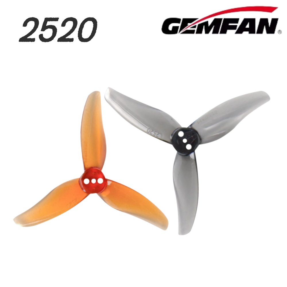 Drone Tech Rc - 4Pairs Gemfan Hurricane 2520 2.5X2X3 3-Blade
