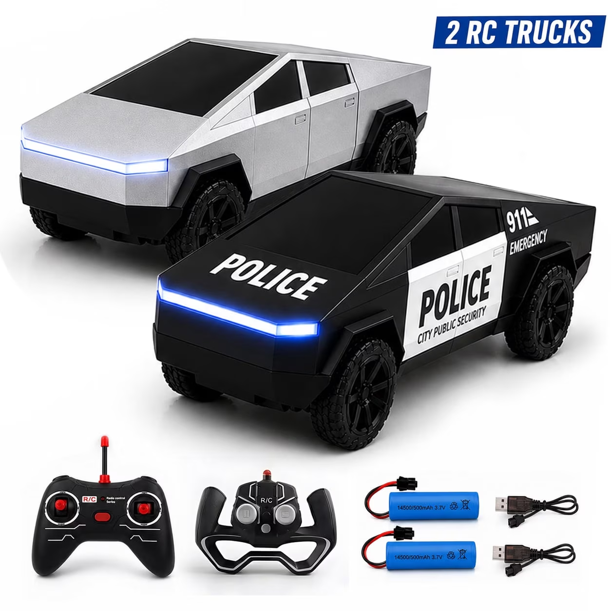 Rc Drift Car Kit - 2PCS RC Cyber Truck Toys Remote