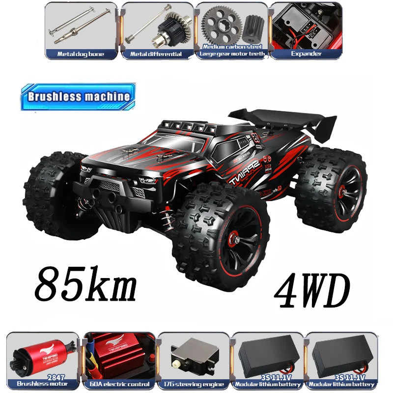 Rc Drift Car Kit - 1:14 85KM/H or 50KM/H 4WD RC