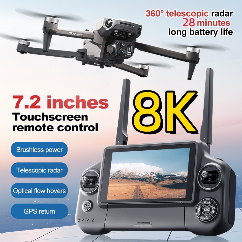8K 3 Axis Gimbal Brushless 7.2 - Drone Ae Rc review and price