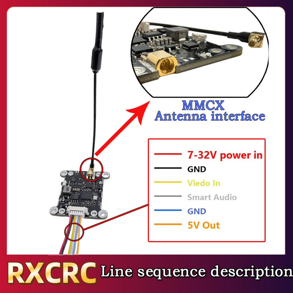 RXCRC 5.8G Module 48CH 1.6W VT - Drone Rc Remote Control review and price