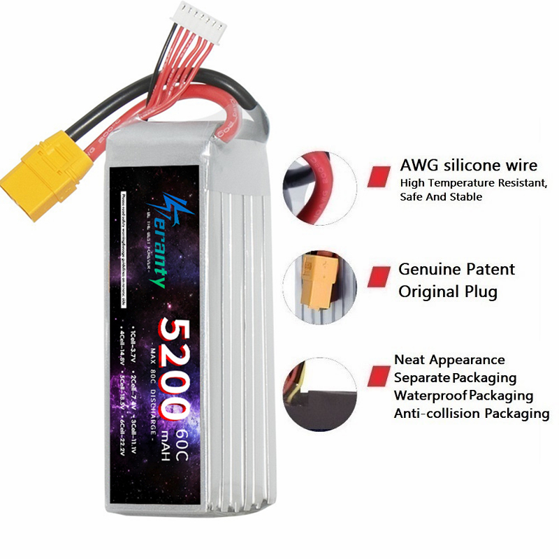 TERANTY 6S 5200mAh Lipo Batter - Rc Drift Car Kit review and price