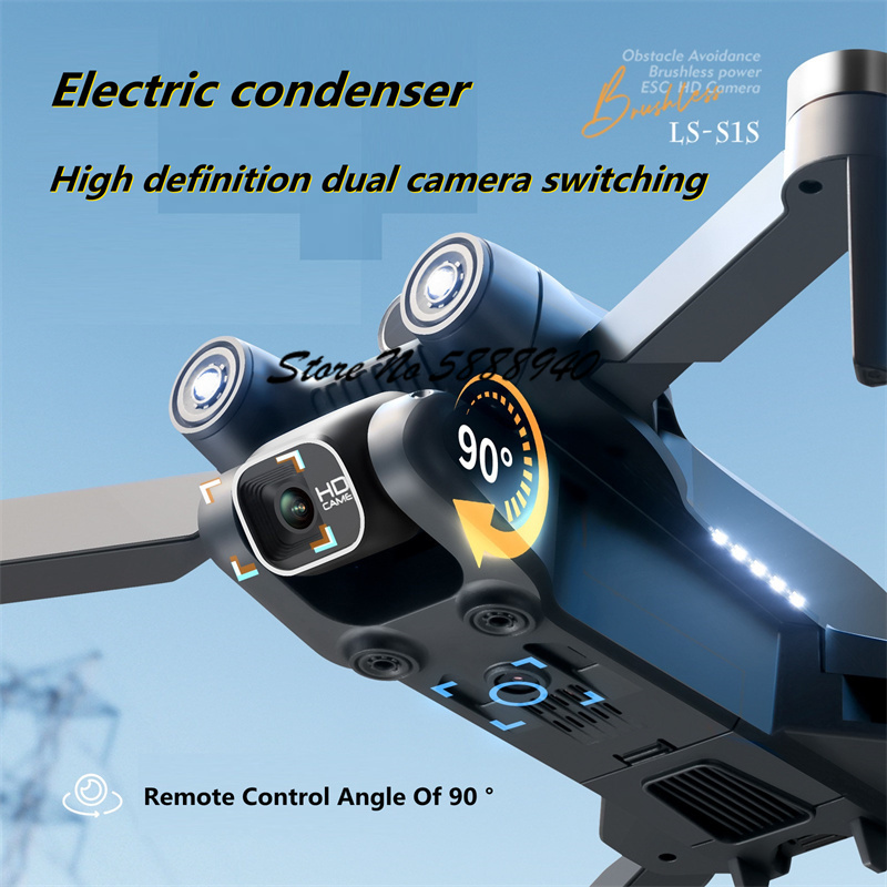 6K Optical Flow Brushless Fold - Drone S1S Rc Quadcopter review and price