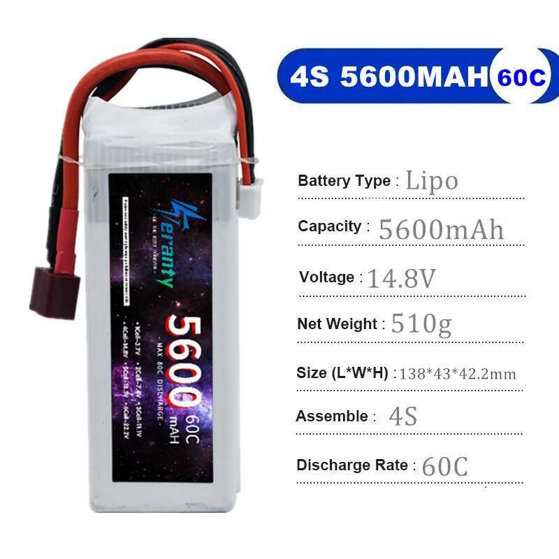 TERANTY 5600MAH 60C 2S 3S 4S 6 - Rc Drift Car Kit review and price